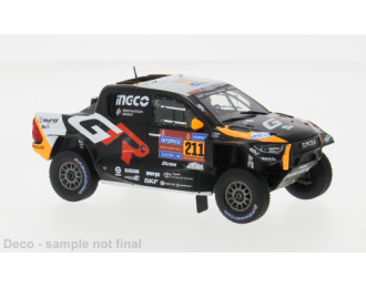 TOYOTA GR DKR Hilux Evo T1+ №211 Rally Dakar L.Henk/ C.Brett (2025), black