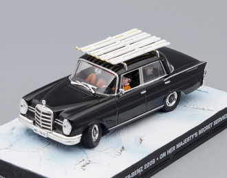 MERCEDES-BENZ 220S W111 On her majestys secret service 1960, black