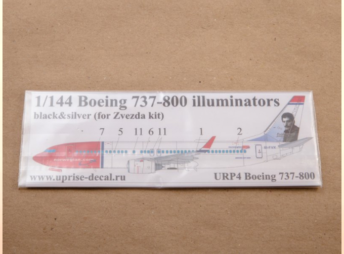 Декаль для Boeing 737-800 for Zvezda kit