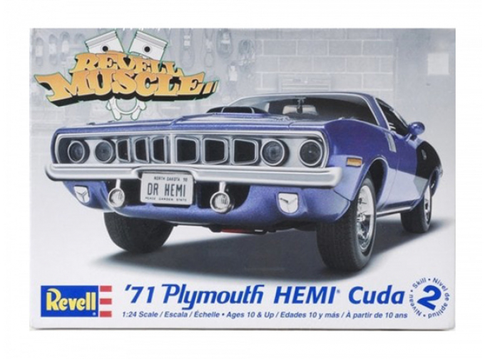 Сборная модель Plymouth Hemi Cuda Hardtop 1971