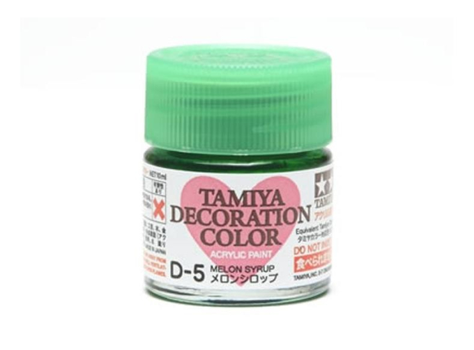 Краска акриловая DECORATION D-5 Melon Syrup (дынный сироп), 10 мл