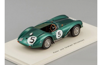 ASTON MARTIN DB3 S #5 2nd Le Mans Peter et Graham Whitehead (1958), green