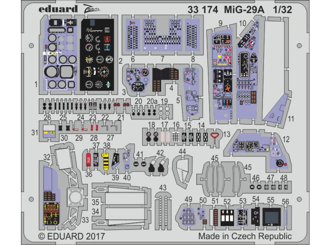 Фототравление для MiGG-29A