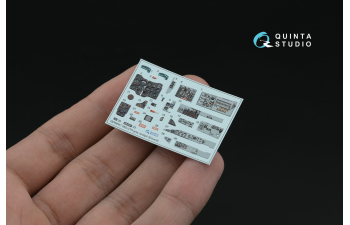 Декаль интерьера кабины МиГ-21Р, серые панели (Eduard) (с 3D-печатными деталями)