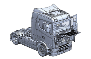Сборная модель SCANIA S770 4x2 Tractor Truck 2-assi 2020