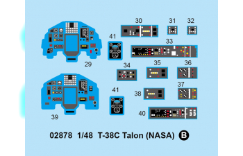 Сборная модель Американский учебный самолет T-38C Talon (вариант NASA)