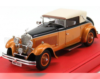 DELAGE D8s Cabriolet Figoni Closed Maharaja Of Holkar (1930), Orange Black