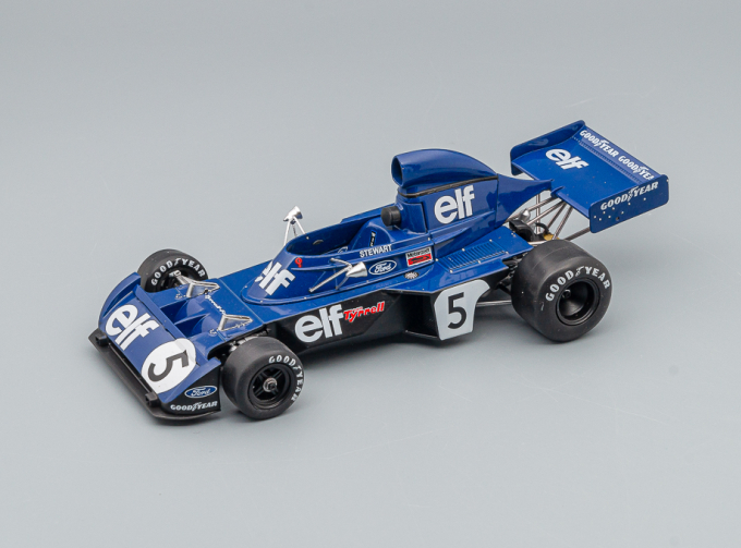 TYRRELL F1 Ford 006 Team Elf Tyrrel №5 World Champion Season (1973) Jackie Stewart - Blister Box, Blue