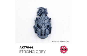 Краска акриловая QUICK GEN - Интенсивный серый / STRONG GREY, 18мл