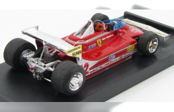 FERRARI F1 312t4 N12 Prove Ala Posteriore Ovest Usa Gp (1979) Gilles Villeneuve + Pilot, red