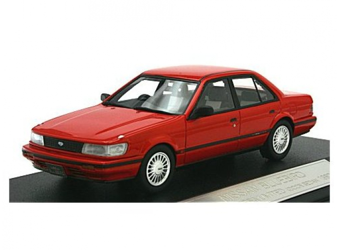 NISSAN Bluebird SSS-Attesa Ltd 1987, Red