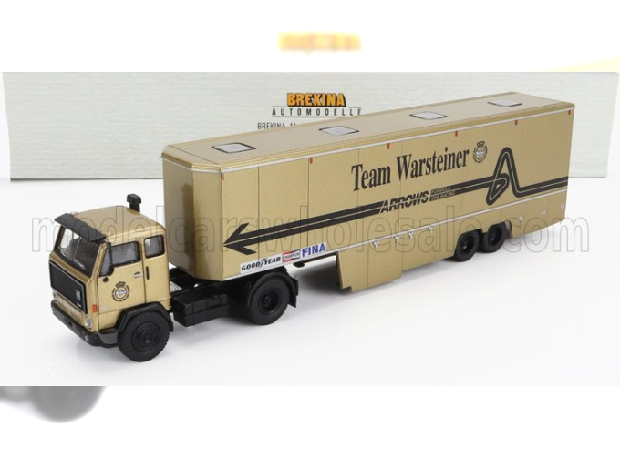 VOLVO F89 Truck Car Transporter Team F1 Warsteiner Arrows (1977), Gold