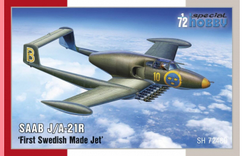 Сборная модель SAAB J/A-21R ‘First Swedish Made Jet’