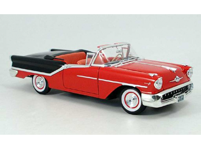 OLDSMOBILE Super 88 (1957), Road Signature 1:18, красно-черный