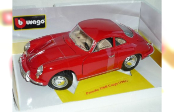 PORSCHE 356B Coupe (1961), Gold Collection 1:18, красный