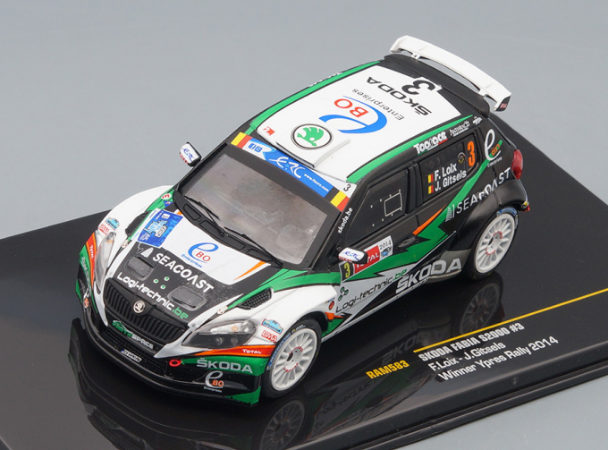 SKODA FABIA S2000 #3 F.Loix/J.Gitsels Winner Ypres Rally 2014