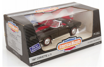 CHEVROLET Corvette L-71 Roadster (1967), black red