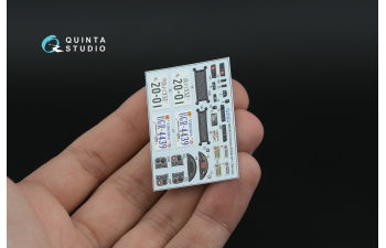 3D Декаль интерьера кабины Honda S2000 AP1 (Tamiya) (с металлостикерами)