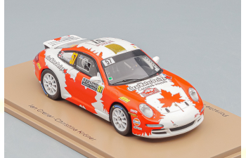 PORSCHE 911 997 Carrera Rgt Team Clearwater Design Racing #57 Rally Montecarlo 2019 I.Crerar - C.Kroner, white