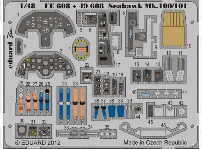 Фототравление Seahawk Mk.100/101 S. A.