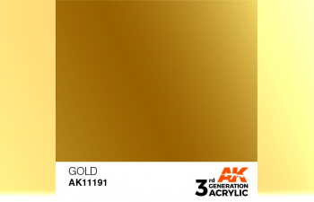 Краска акриловая 3rd Generation Gold 17ml