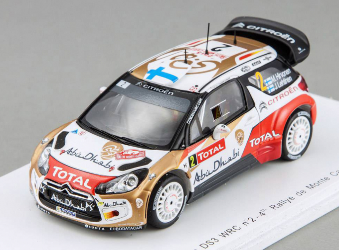 CITROEN DS3 WRC 2 - 4th Rallye de Monte Carlo 2013 M. Hirvonen – J. Lehtinen, red