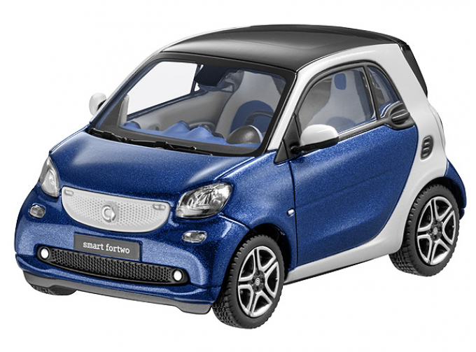 SMART ForTwo Coupe С453 (2014), proxy white / midnight blue