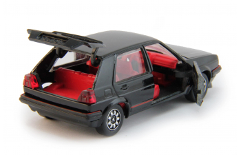 VOLKSWAGEN Golf GTI, black / red