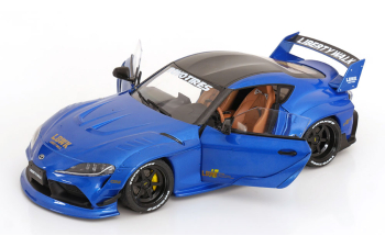 TOYOTA GR Supra Liberty Walk (2025), blue metallic