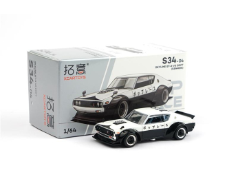 NISSAN Skyline GT-R V8 Drift (Kenmeri), white / black