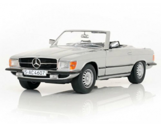 MERCEDES-BENZ 350SL R107 W107 (1977), серебристый