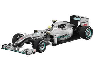 MERCEDES-BENZ GP Petronas W01 Rosberg (2010), silver