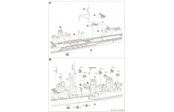 Сборная модель Japanese Light Cruiser Kitakami Renewal ver. Water Line Series No. 361 