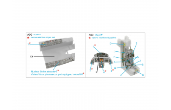 3D Декаль интерьера кабины CF-104 early (Hasegawa)