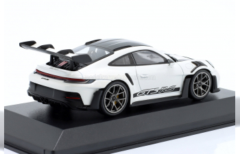 PORSCHE 911 992 Gt3 Rs Coupe 2023 - Silver Wheels, White