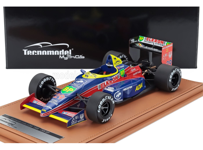 LOLA F1  Lc88 Ford Team Larrousse №29 Usa Gp (1988) Yannick Dalmas, Blue Red