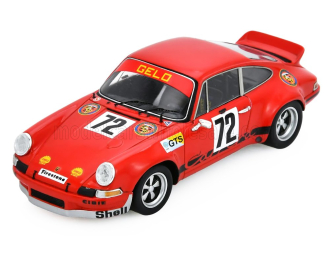 PORSCHE 911 2.8l Rsr Carrera Team Polifac Gelo Racing №72 24h Le Mans (1974) Jurgen Barth - Franz Pesch, Red