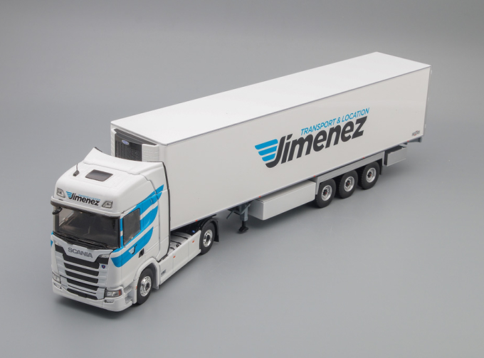 SCANIA S500 c полуприцепом-рефрижератором "TRANSPORTS JIMENEZ" 2020