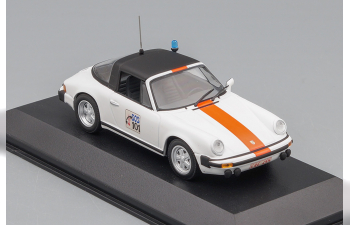 PORSCHE 911 Targa Belgian Police (1977), white