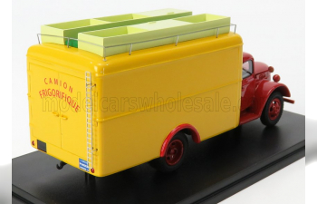 FORD Truck Van Poissy Laboual Circus Pinder (1951), Red Yellow