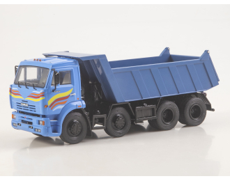 КАМАЗ 6540 самосвал, синий