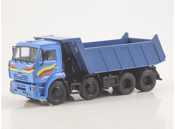 КАМАЗ 6540 самосвал, синий