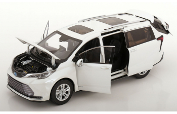 TOYOTA Sienna MPV (2021), white metallic