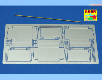 Фототравление Soviet Heavy Tank Vol.4 - Tool boxes early type for early fenders Kv-1 or Kv-2