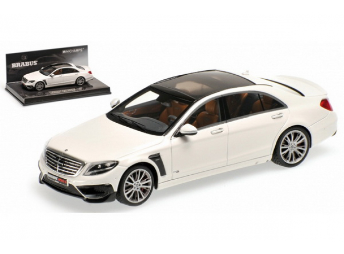 Mercedes-Benz Brabus 850 S63 S-Class 2015 (white)