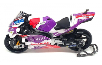 DUCATI Desmosedici Gp22 Team Pramac Racing №89 Motogp Season (2022) Jorge Martin, White Purple