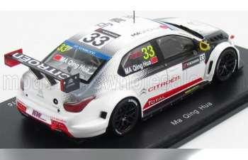 CITROEN C-elysee Wtcc N33 2nd R1 Race Of Marocco (2015) Ma Qing Hua, White Black