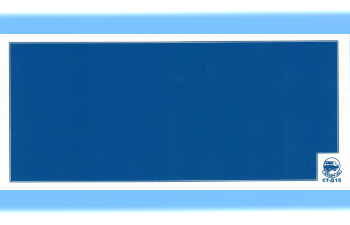 Декаль Цветовое поле (темно-синий), 80х170 мм.