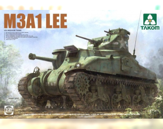 Сборная модель Американский средний танк M3A1 LEE