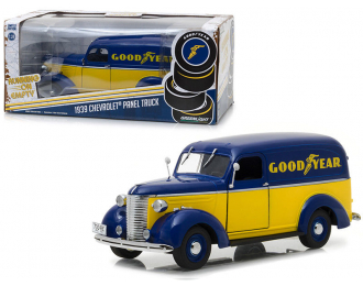 CHEVROLET "Goodyear Tires" (1939), yellow / blue